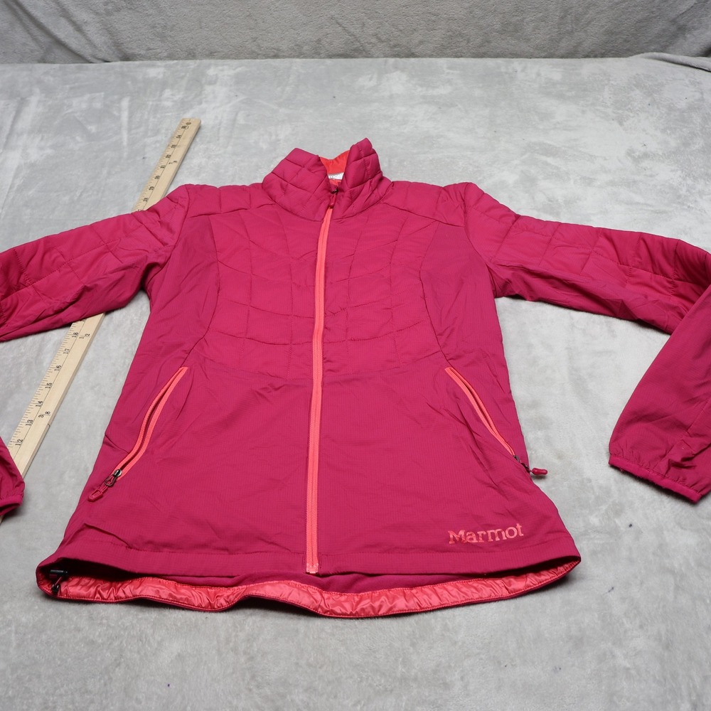 Marmot Jacket Womens XS Pink Fearless Hybrid Quilted Full Zip Insulated Puffer